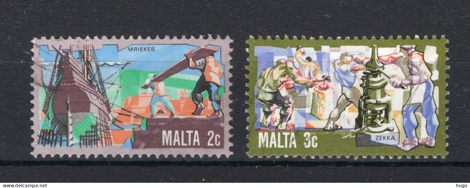 MALTA Yt. 626/627° Gestempeld 1981 - Malta