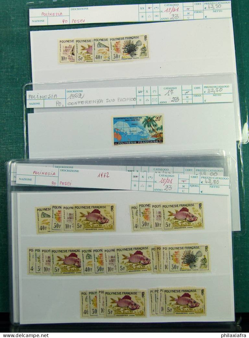 Collection Polynésie Française, De 1958 à 1998, Timbres Neufs */** En Séries Cpl - Altri - Oceania