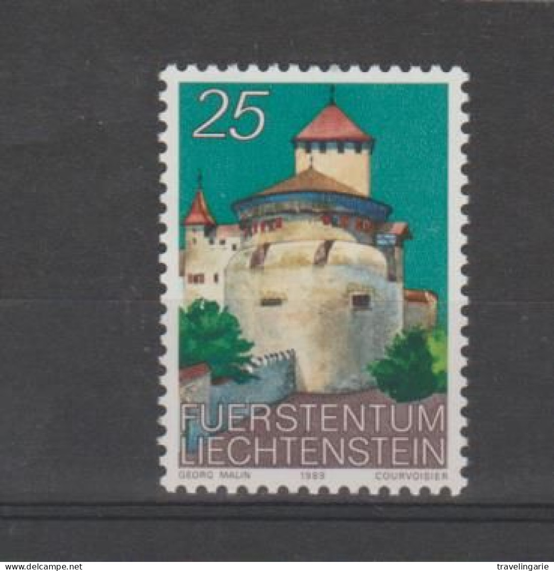 Liechtenstein 1989 Vaduz Castle (III) ** MNH - Unused Stamps