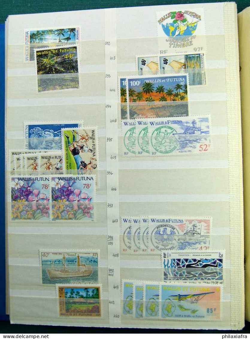 Stock Wallis et Futuna, avec timbres neufs */**, en série cpl et répétés CV