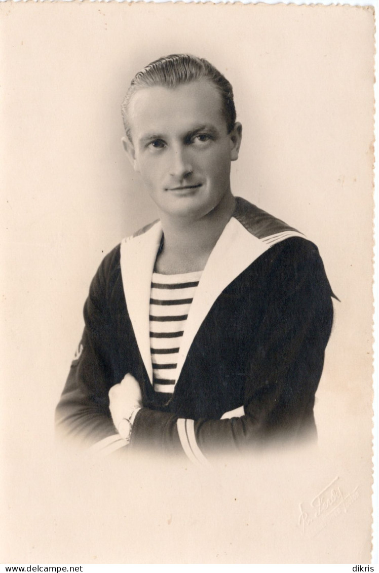 PHOTO-CARTE-ORIGINALE-PORTRAIT D'UN MARIN - Professions