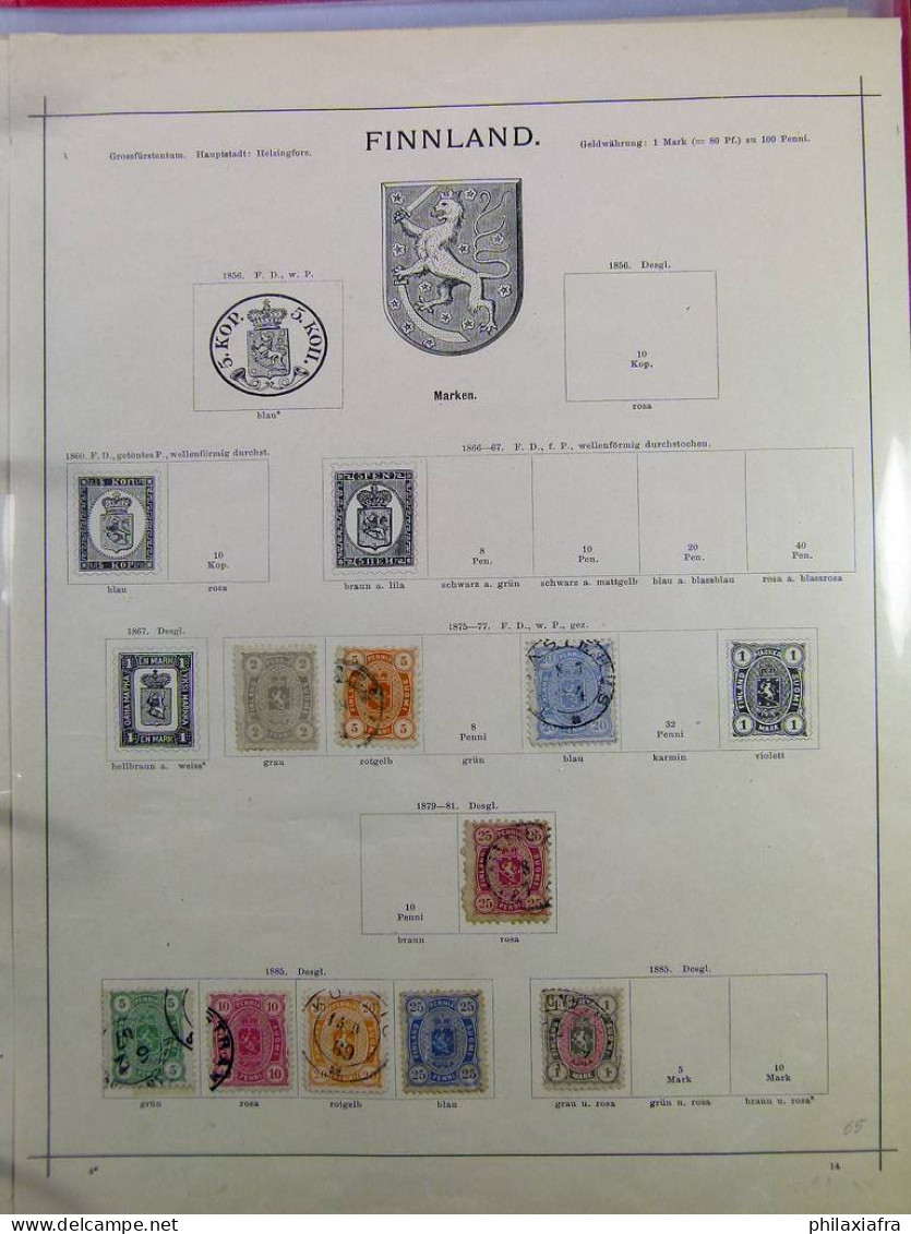 Collection Europe, depuis 1850, timbres oblitérés, uniquement des classiques CV