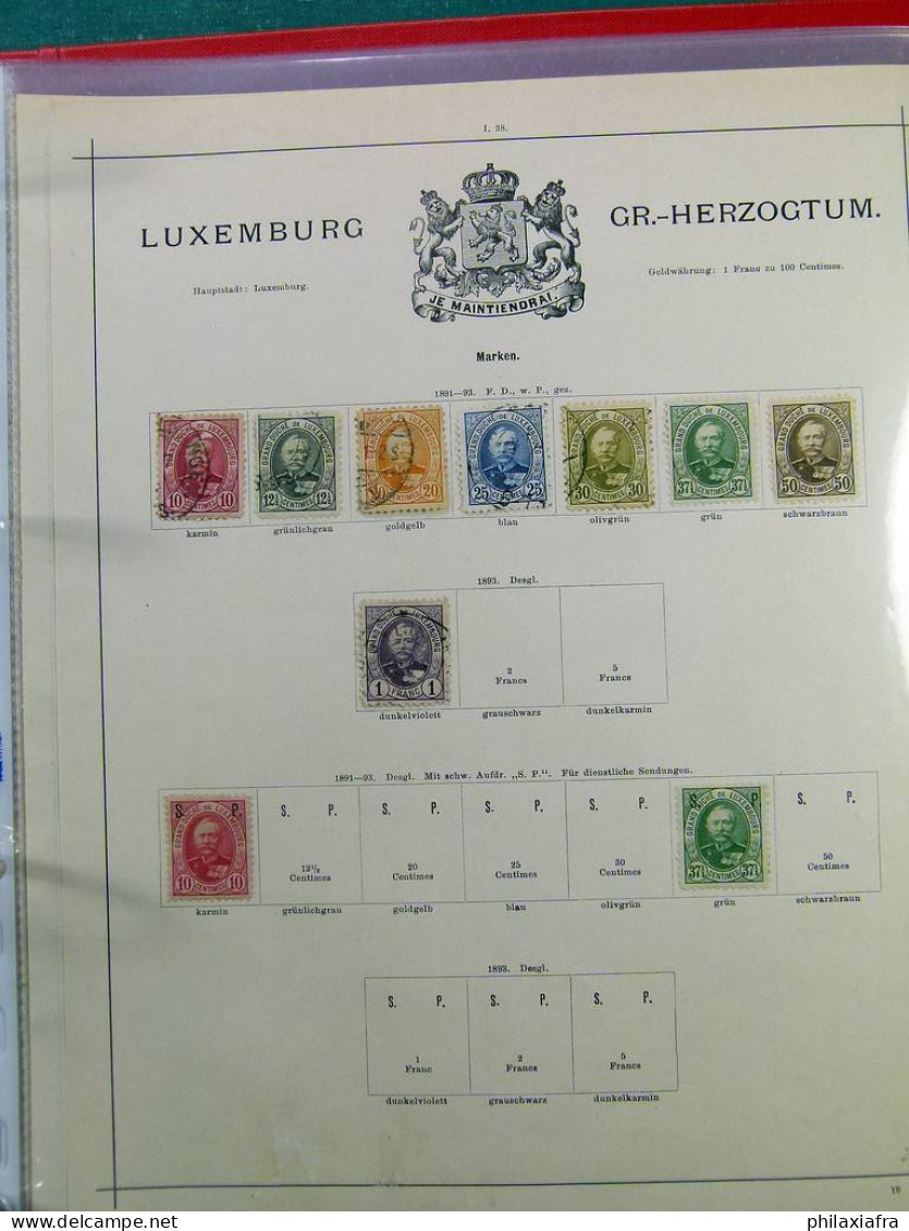 Collection Europe, depuis 1850, timbres oblitérés, uniquement des classiques CV