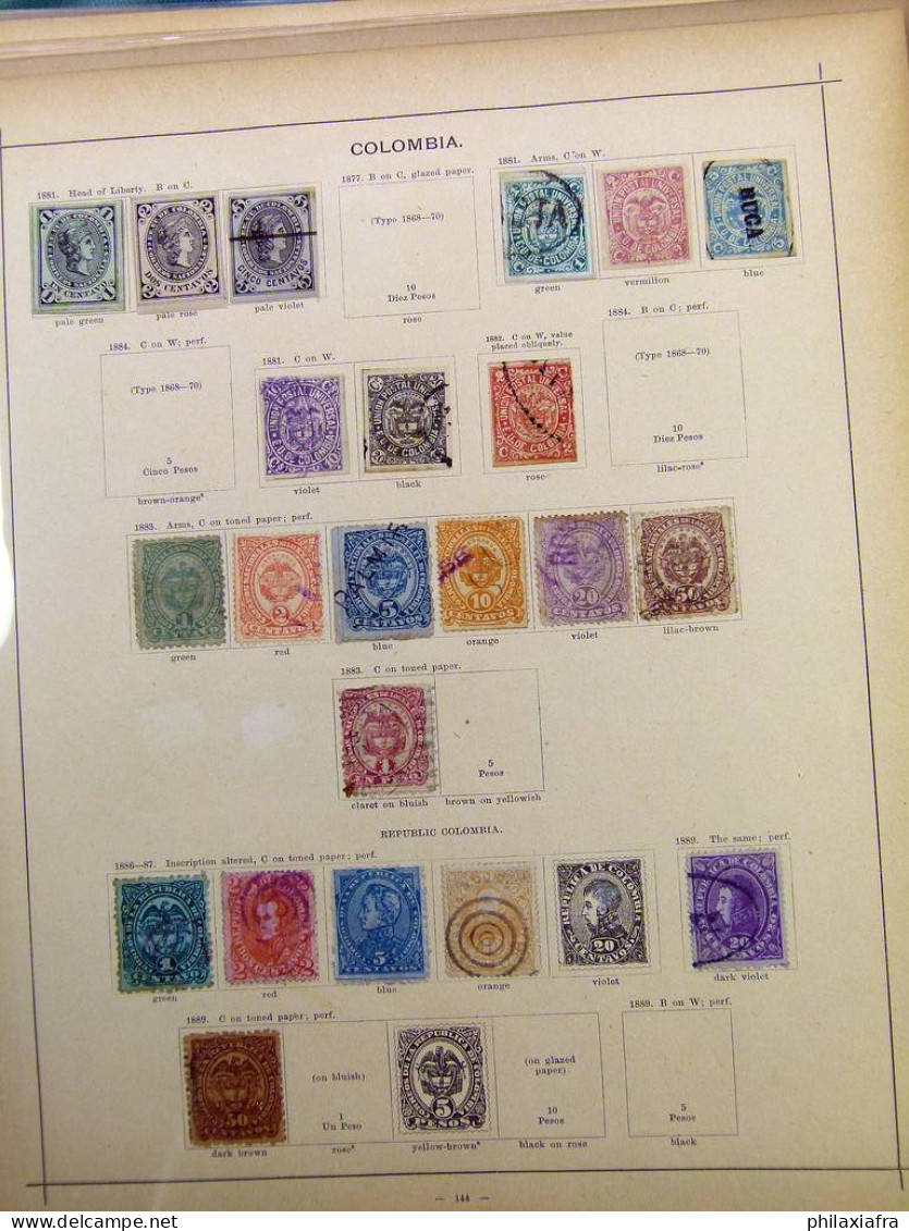 Collection Amérique, timbres oblitérés, uniquement classiques. Argentine Mexique