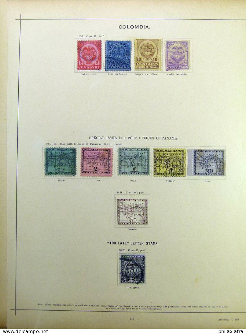 Collection Amérique, timbres oblitérés, uniquement classiques. Argentine Mexique