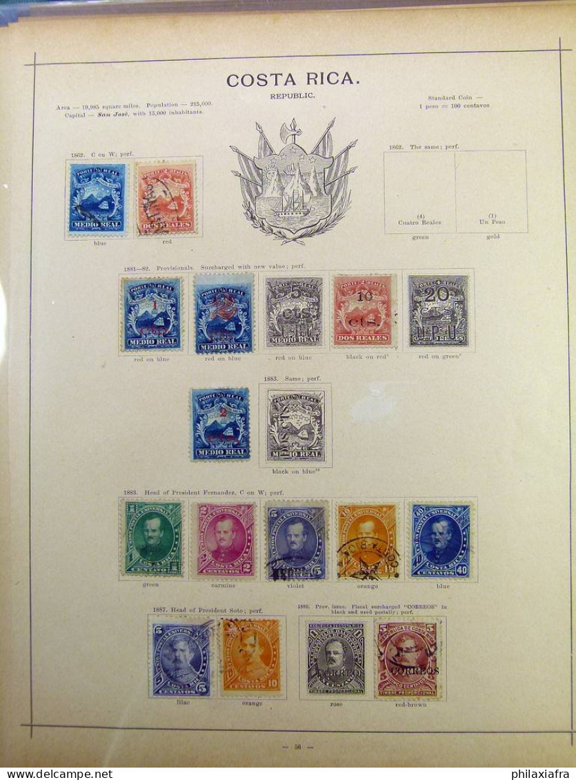 Collection Amérique, timbres oblitérés, uniquement classiques. Argentine Mexique