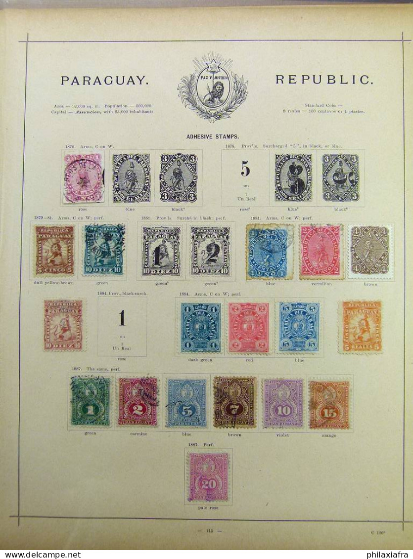 Collection Amérique, timbres oblitérés, uniquement classiques. Argentine Mexique