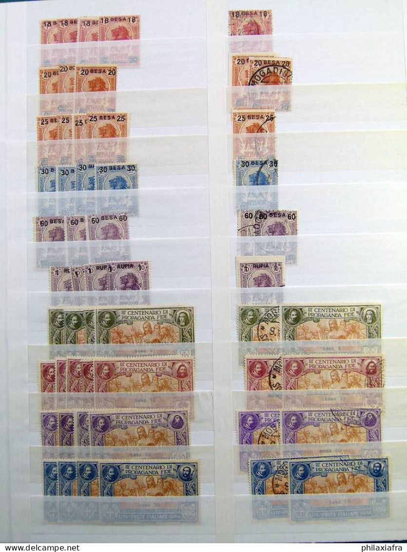 Lot de timbres Somalie neufs */** oblitérés 1905-24 répétés meilleure qualité