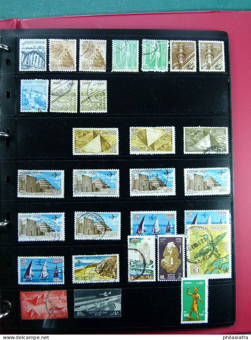 Collection Egypte, depuis 1867, timbres neufs et oblitérés, lot classiques CV