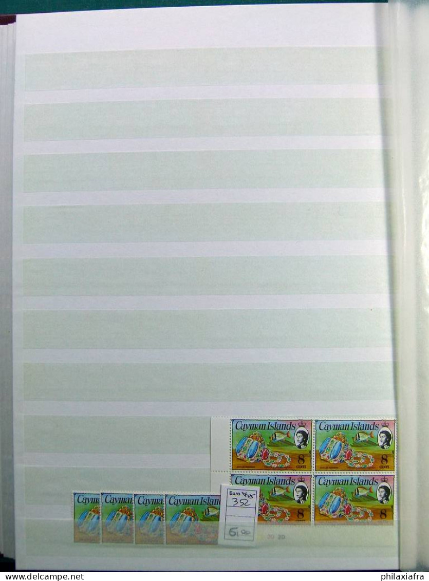 Collection Colonies Anglaises, classificateur, timbres neufs ** en séries cpl