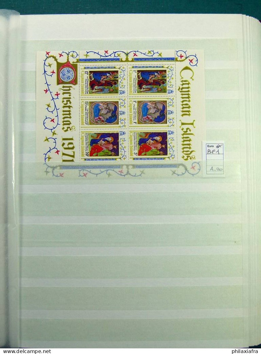 Collection Colonies Anglaises, classificateur, timbres neufs ** en séries cpl