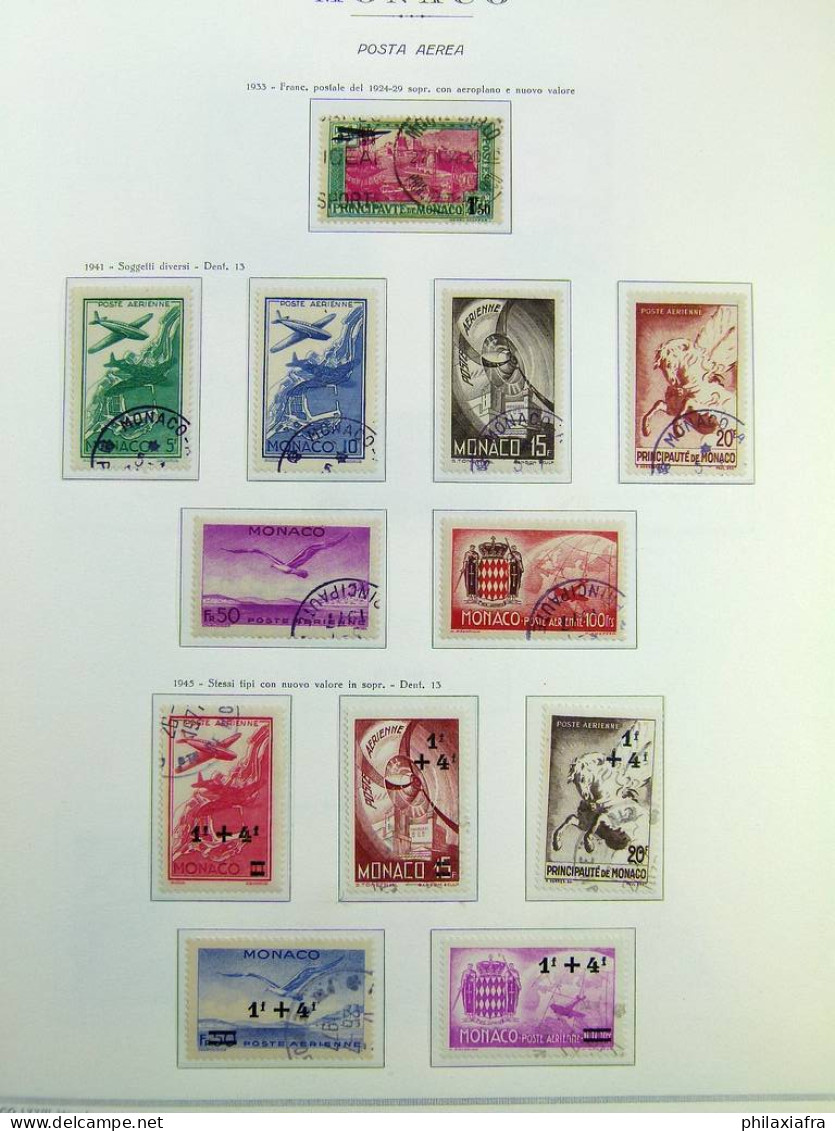 Collection Monaco Album Timbres Neufs */** Et Oblitérés CV Poste Aérienne BF  - Collections, Lots & Series