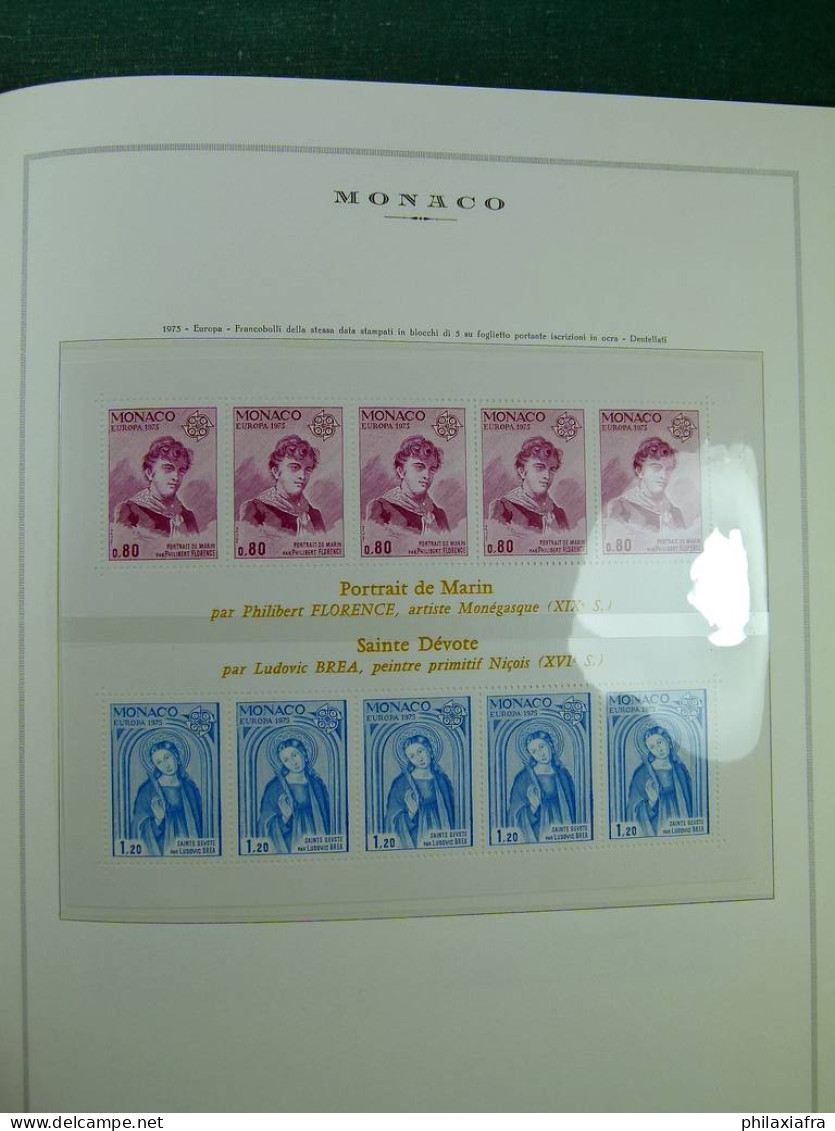 Collection Monaco album timbres neufs */** et oblitérés CV Poste aérienne BF 