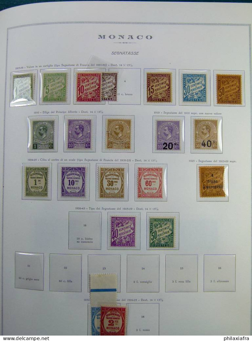 Collection Monaco album timbres neufs */** et oblitérés CV Poste aérienne BF 