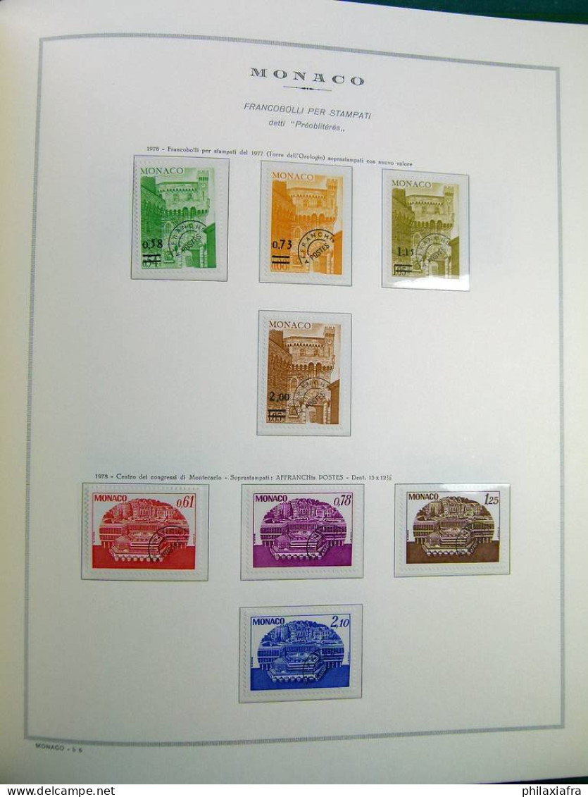 Collection Monaco album timbres neufs */** et oblitérés CV Poste aérienne BF 