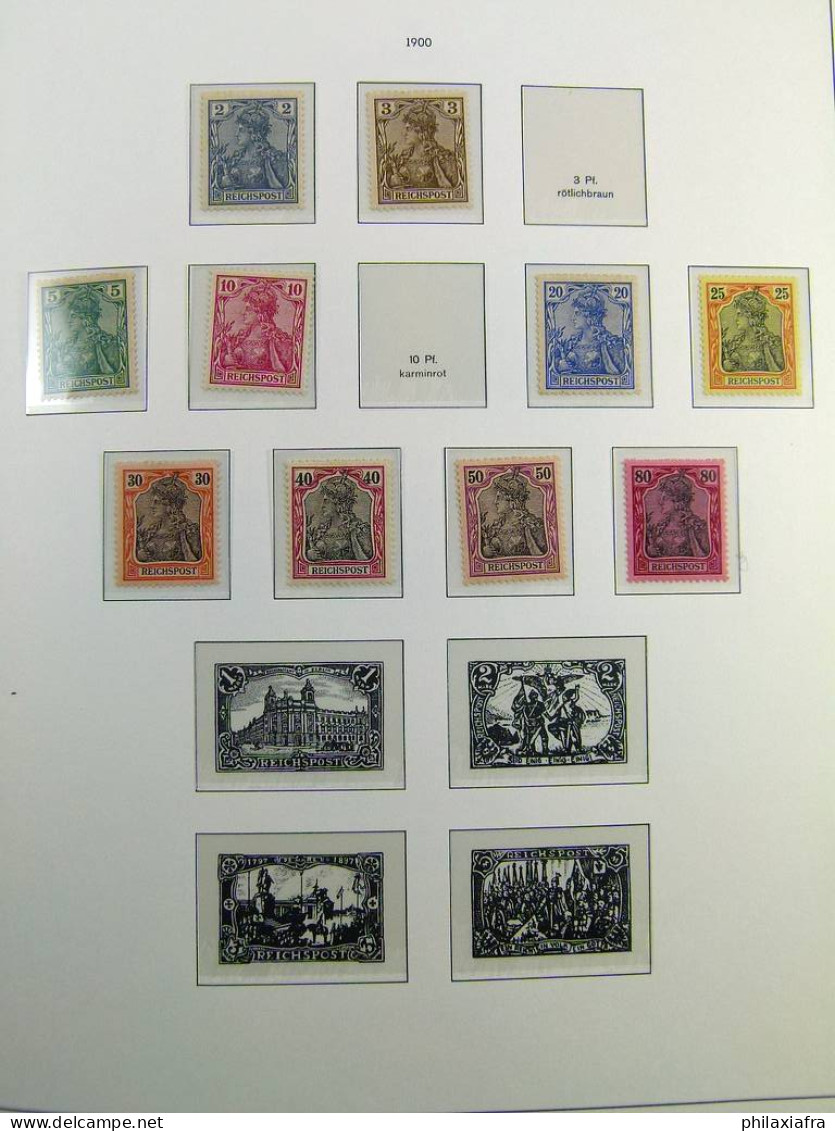 Collection Allemagne Reich Album 1872-1930 Timbres Neufs */** Aussi Zeppelin CV - Colecciones
