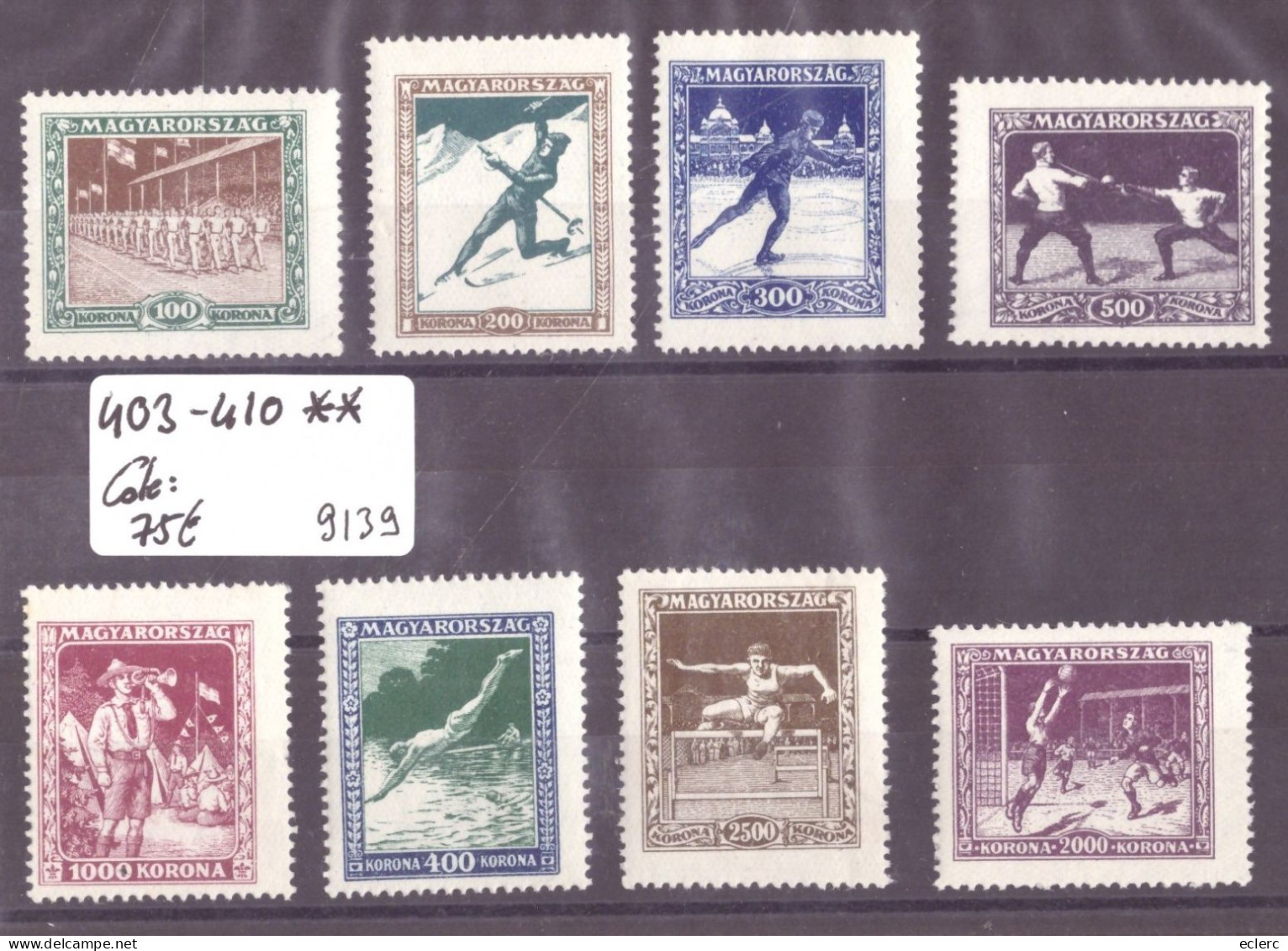 HONGRIE - No Michel 403-410 ** ( SANS CHARNIERE / MNH )  - COTE: 75 € - Unused Stamps