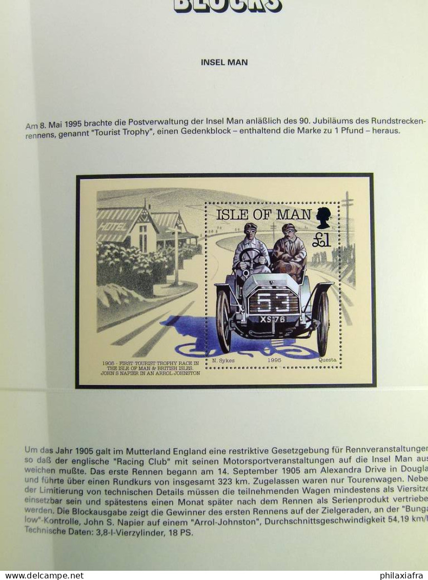 Collection Irlande Et îles Anglo-Normandes, Album, Avec BF Neufs** Et Oblitérés - Collections, Lots & Séries