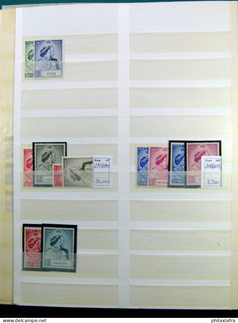 Collection Colonies anglaises 1935-81, timbres neufs */** série cpl CV 