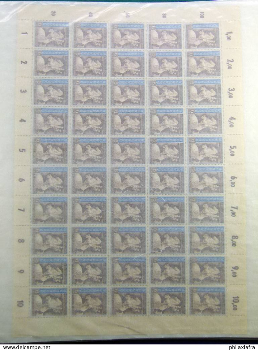 1942 Allemagne Reich, Mi. 820-825, Feuilles Complètes De 50, Neufs ** 750eur Cat - Sammlungen