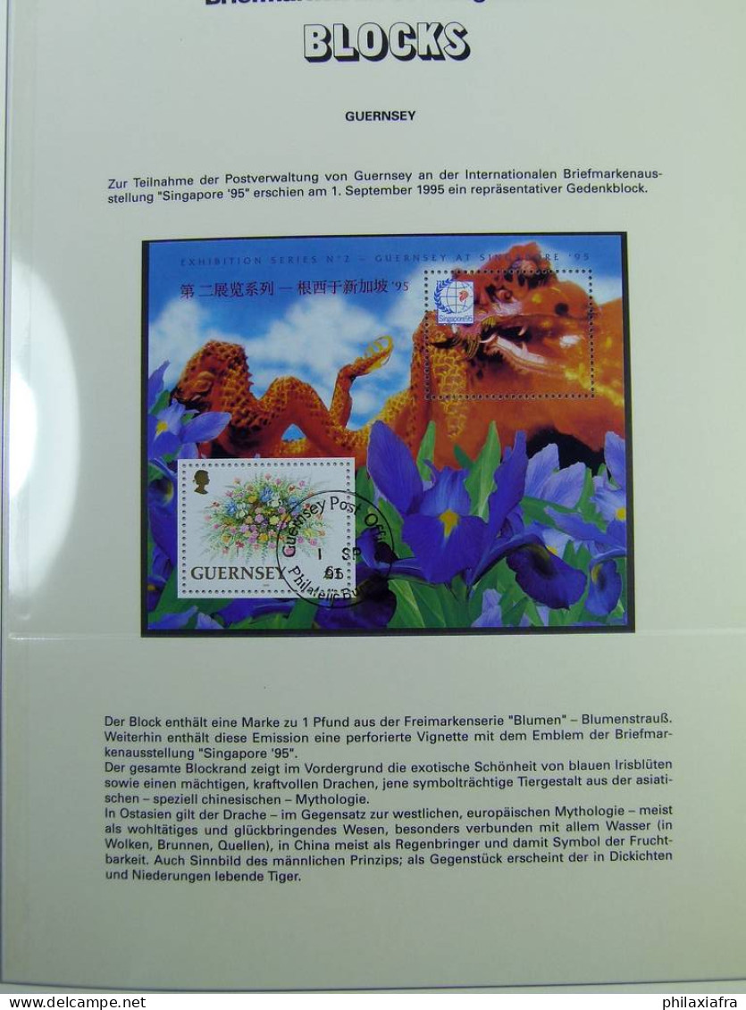 Collection Europe : Guernesey Gibraltar Angleterre Album BF Neufs** Et Oblitérés - Autres - Europe