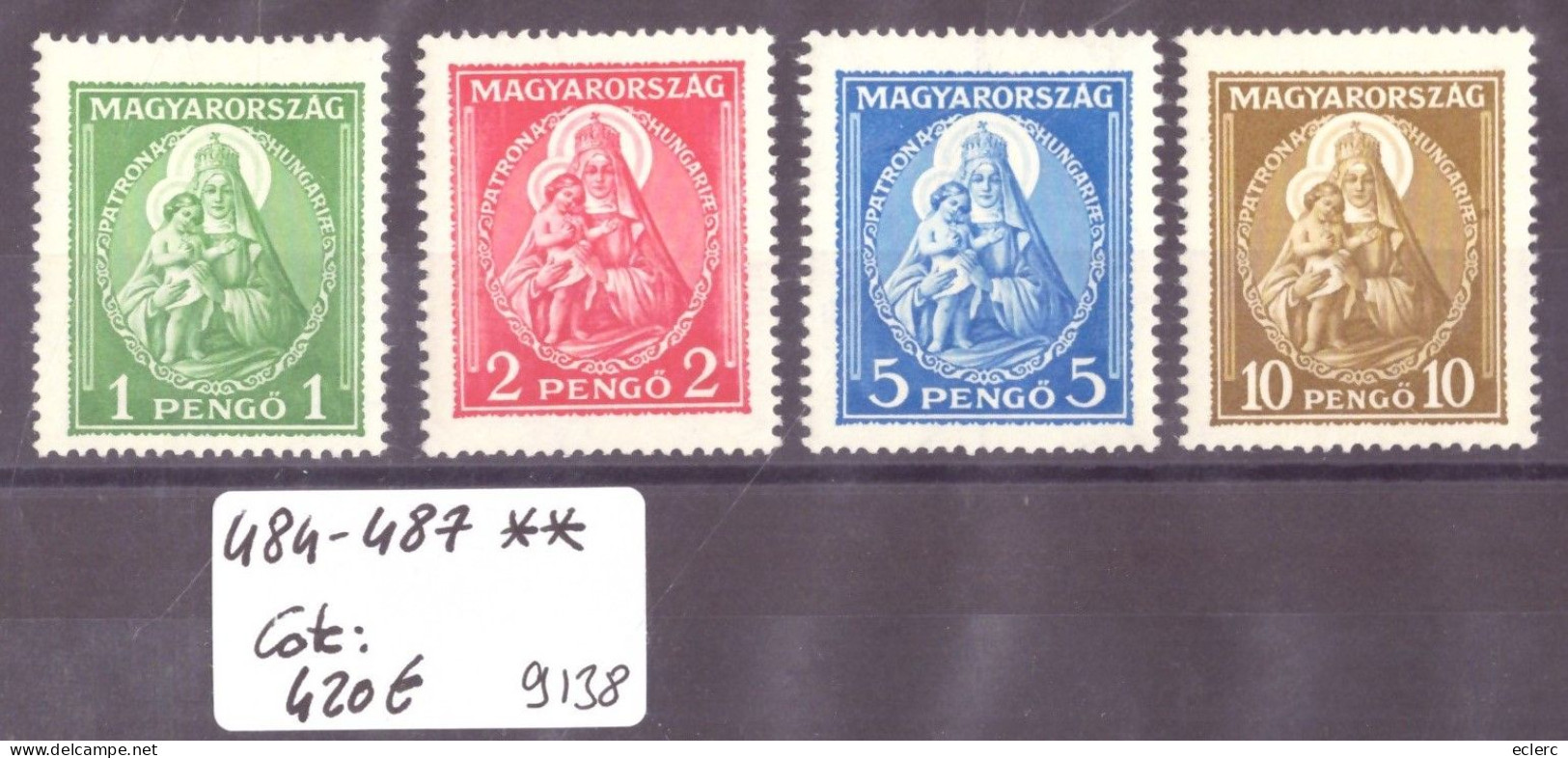 HONGRIE - No Michel 484-487 ** ( SANS CHARNIERE / MNH )  - COTE: 420 € - Unused Stamps