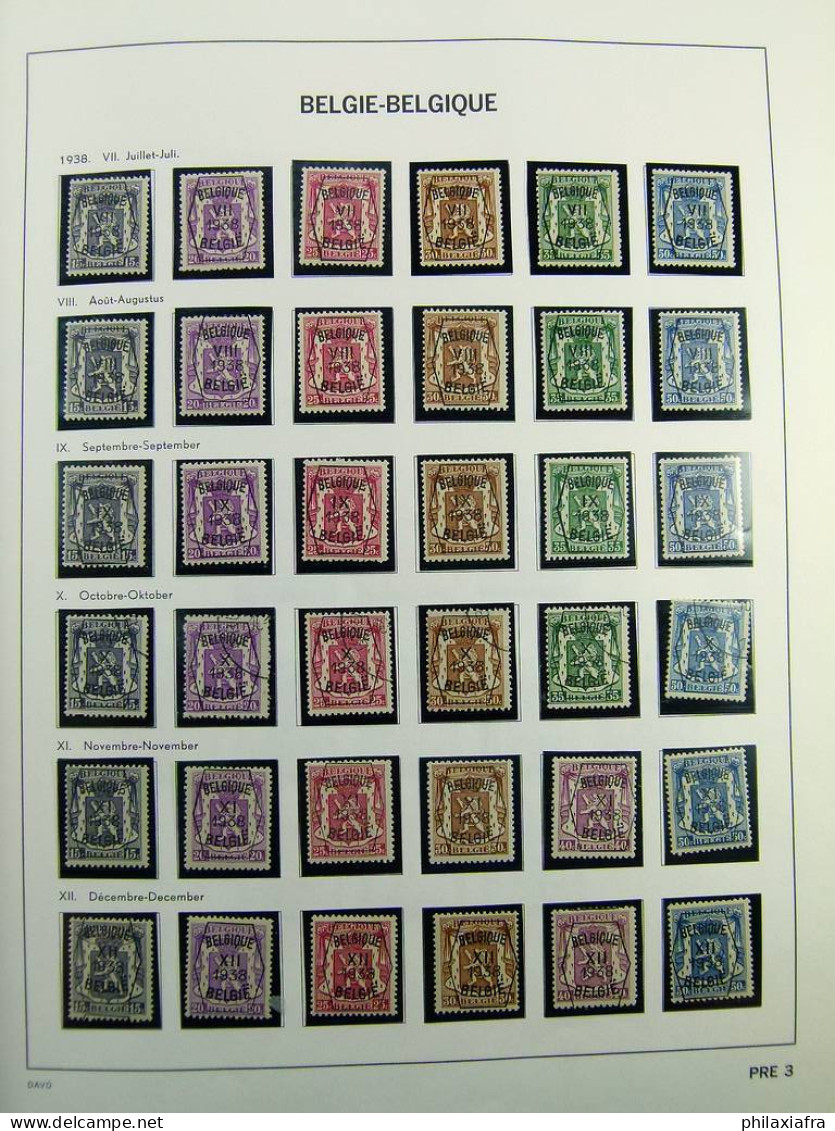 Collection Belgique Album Timbres Neufs */** Et Oblitérés Uniquement Services CV - Verzamelingen