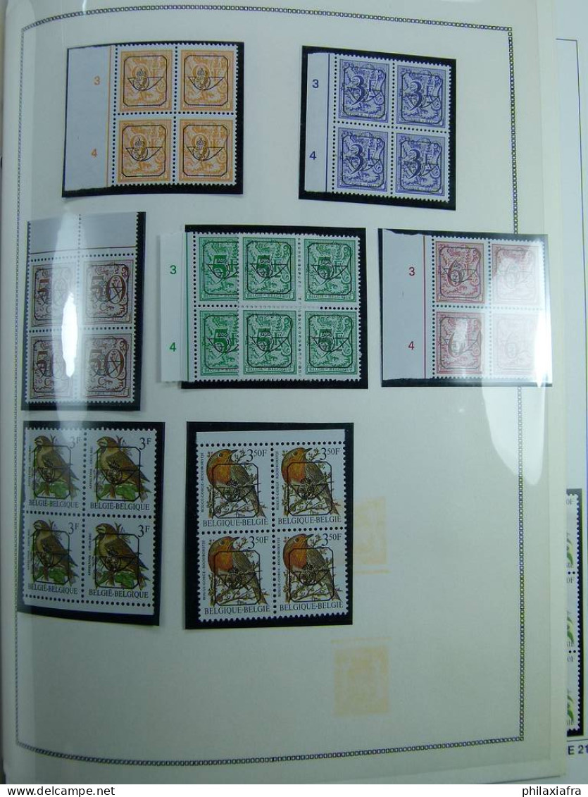 Collection Belgique album timbres neufs */** et oblitérés uniquement services CV