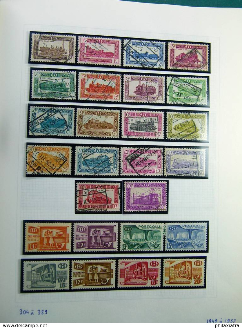 Collection Belgique album timbres neufs */** et oblitérés uniquement services CV