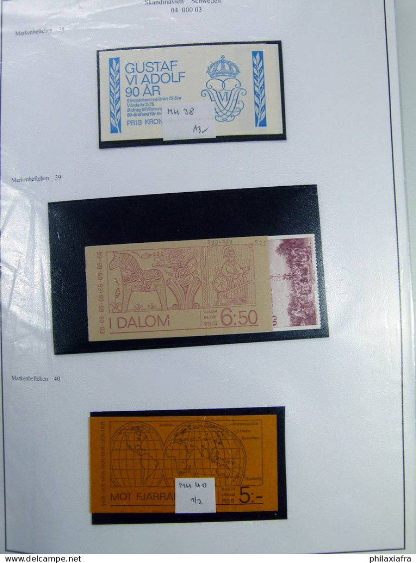 Collection Finlande, pages d'album, jusqu'en 1986, Carnets avec timbres neufs **