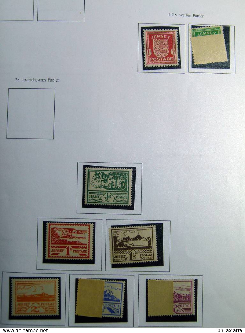 Collection Jersey, Sur Album, De 1941 à 2001, Avec Timbres Neufs Et Oblitérés - Jersey