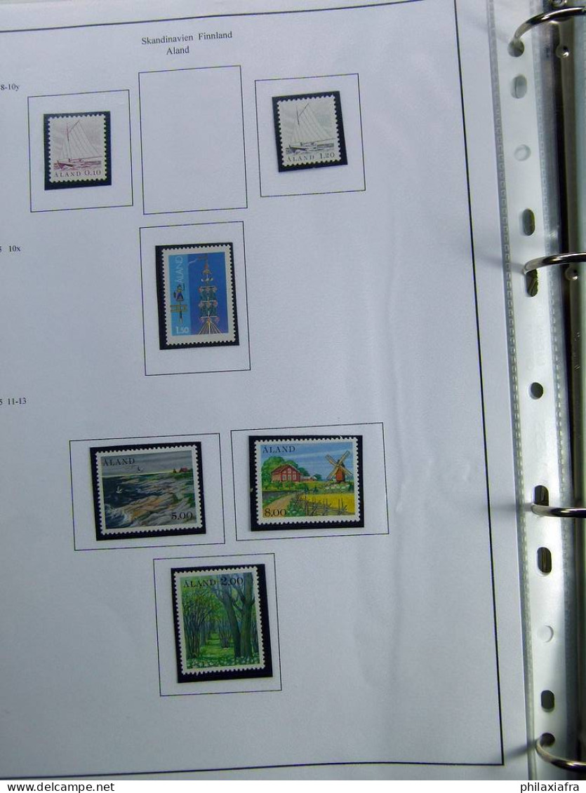 Collection Aland, Sur Album, De 1984 à 2011, Timbres Neufs ** Avec Carnets - Aland