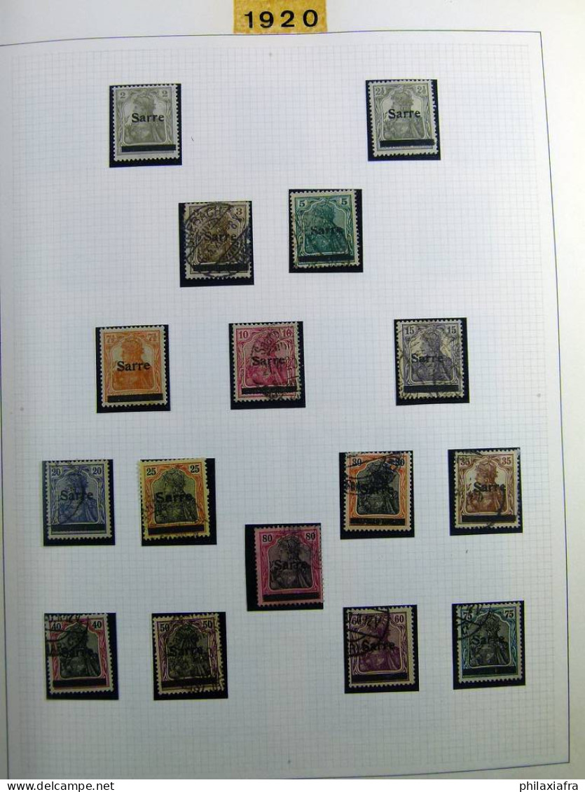 Collection Allemagne Reich album, timbres neufs */** et oblitérés, États anciens