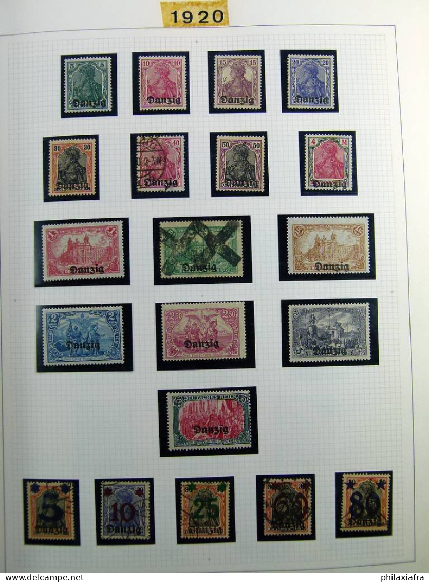 Collection Allemagne Reich album, timbres neufs */** et oblitérés, États anciens