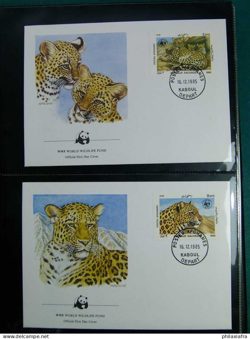 Collection théme WWF neufs** timbres enveloppes Pologne Niger Maurice