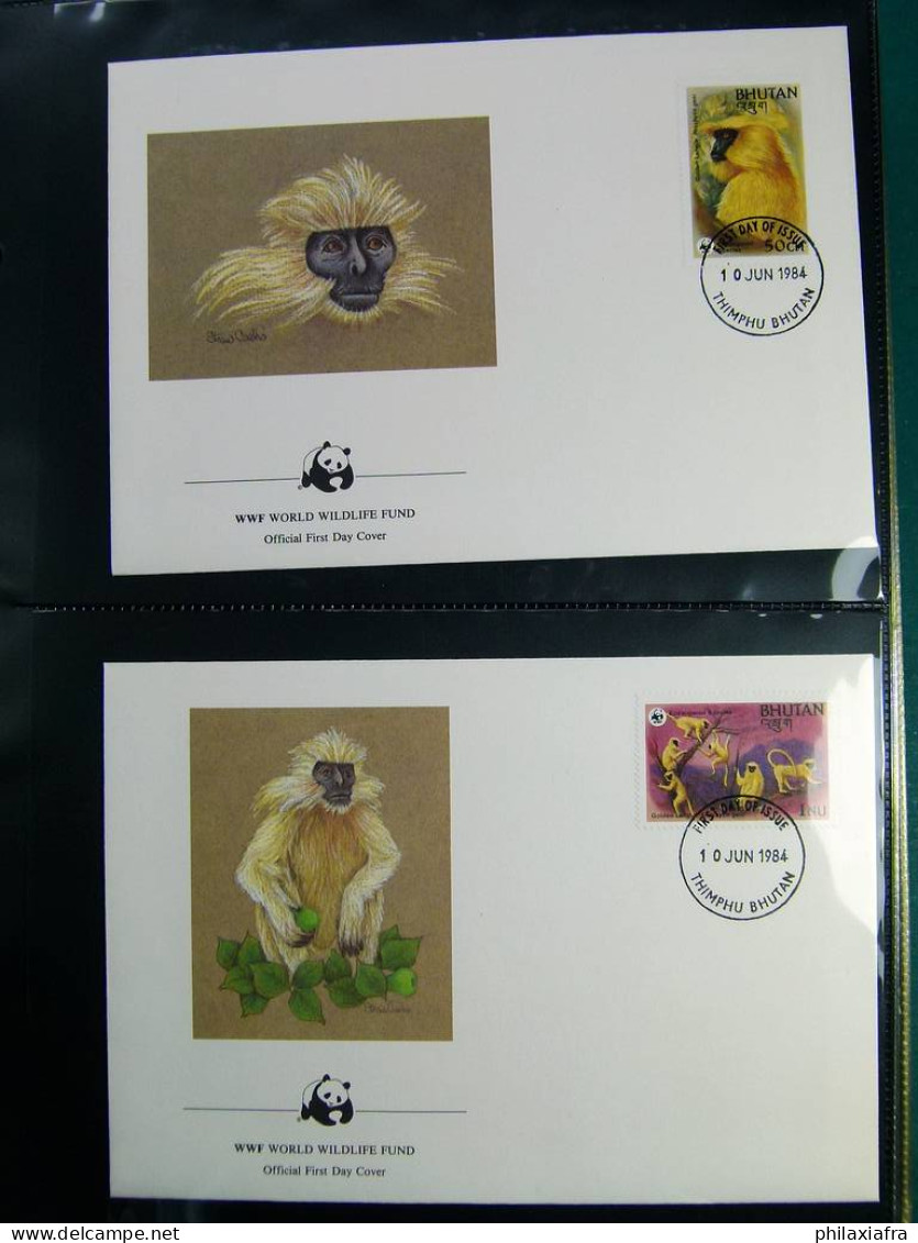 Collection Théme WWF Timbres Neufs ** Enveloppes Bhoutan Brésil Chili - Sonstige & Ohne Zuordnung
