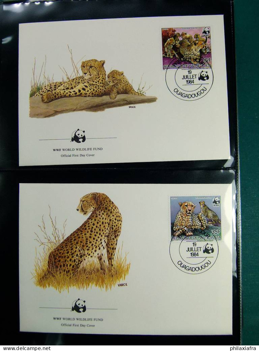 Collection théme WWF timbres neufs ** enveloppes Bhoutan Brésil Chili