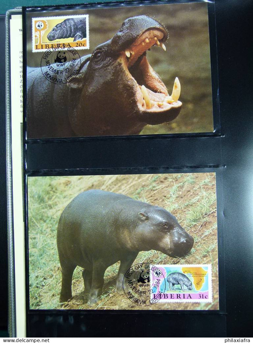 Collection théme WWF timbres neufs ** enveloppes Bhoutan Brésil Chili