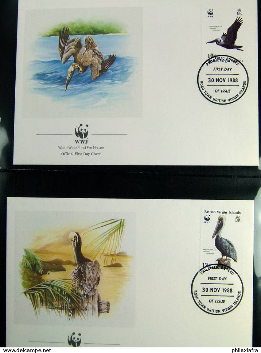 Collection Théme WWF Neufs** Timbres Enveloppes Salvador Tanzanie Bénin - Autres & Non Classés
