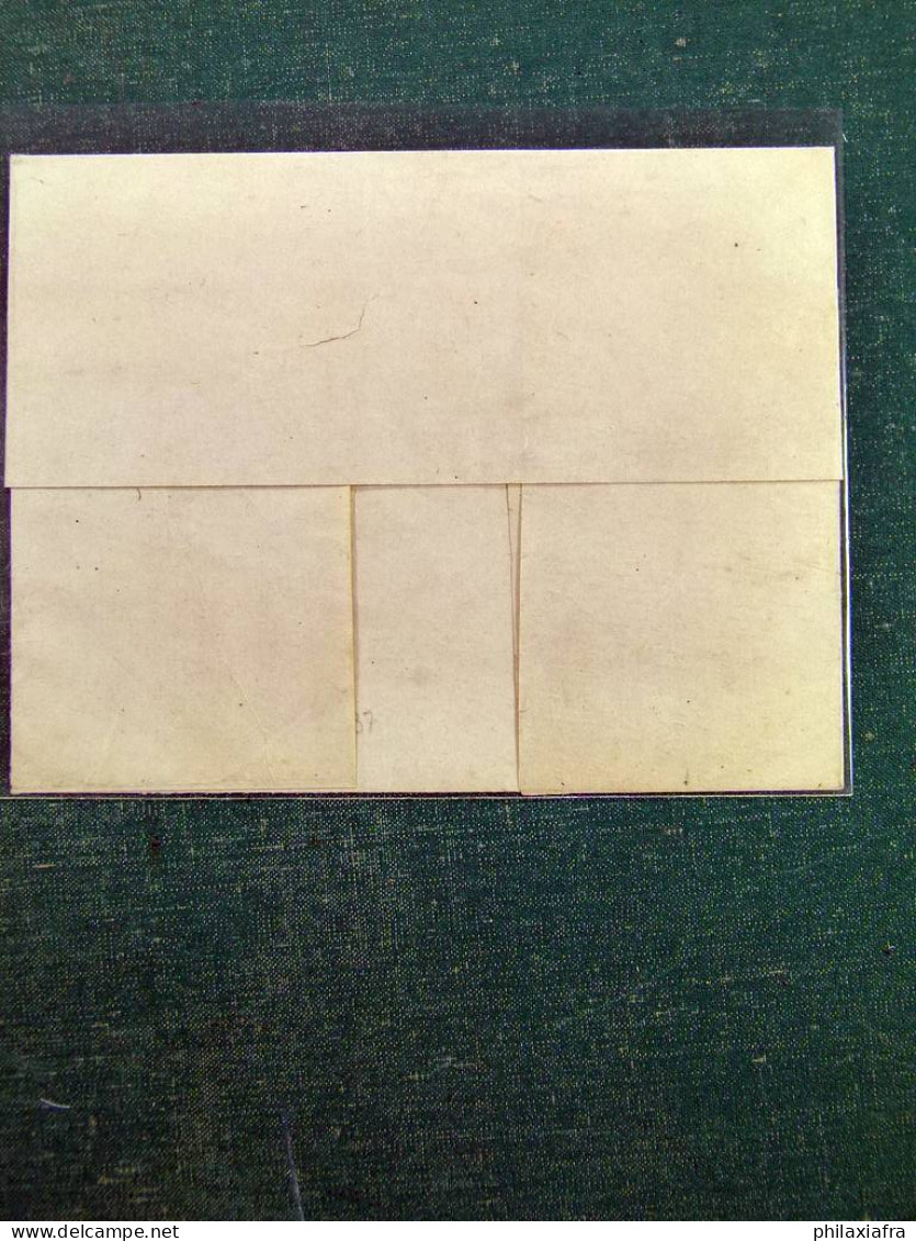 1840 Angleterre Imitation THACKERAY De Enveloppe Mulready, Pas Voyagé Certificat - Collections