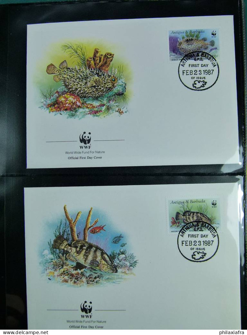 Collection Théme WWF Neufs** Timbres Enveloppes Antigua URSS DDR Zambie - Sonstige & Ohne Zuordnung