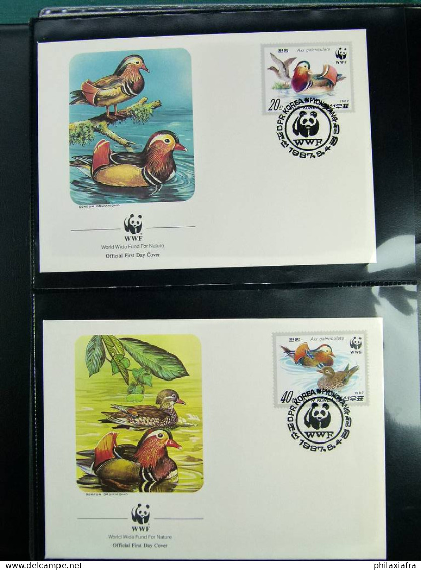 Collection théme WWF neufs** timbres enveloppes Antigua URSS DDR Zambie