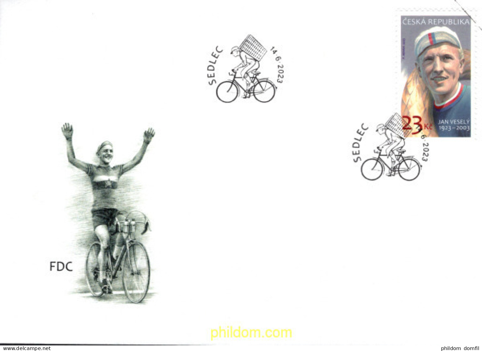 710515 MNH CHEQUIA 2023 CICLISTA - Unused Stamps