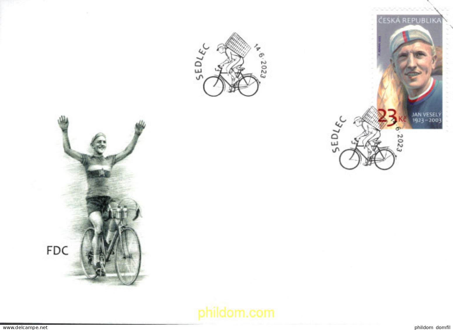 710515 MNH CHEQUIA 2023 CICLISTA - Ungebraucht