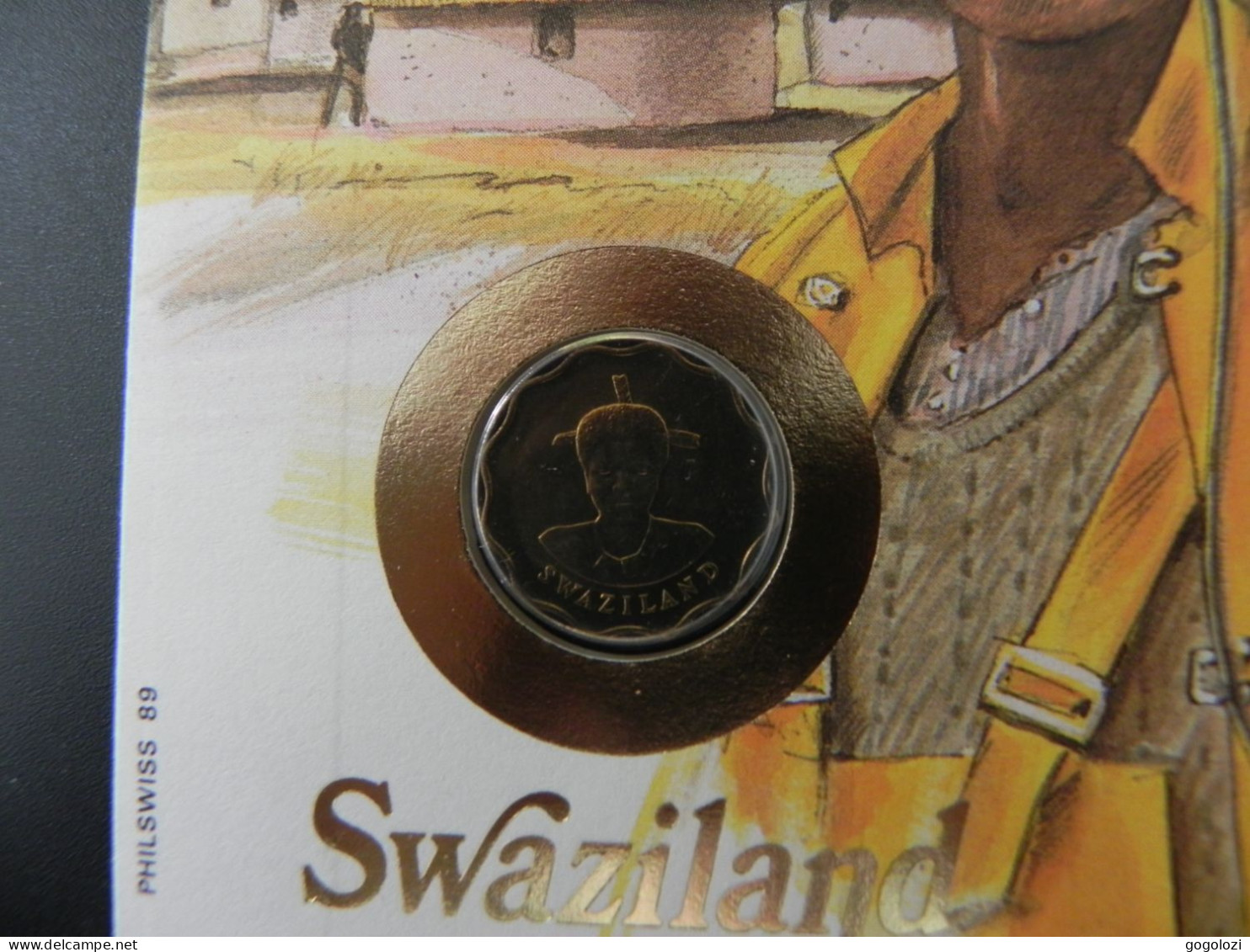 Swaziland 5 Cents 1986 - Numis Letter 1989 - Swaziland