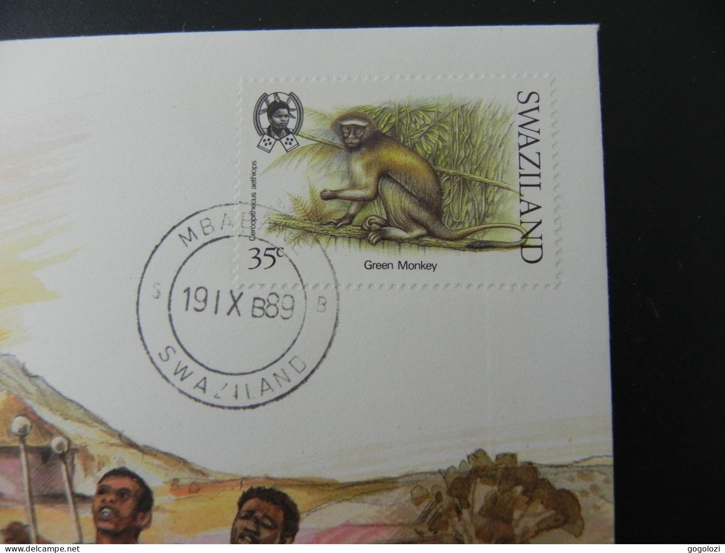 Swaziland 5 Cents 1986 - Numis Letter 1989 - Swaziland
