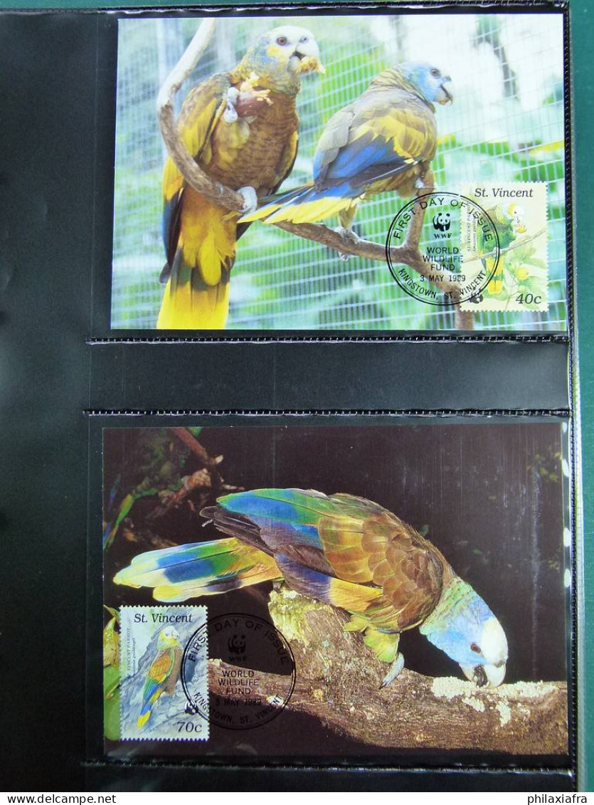 Collection WWF timbres neufs**et enveloppes de Liechtenstein Kenya Tchad