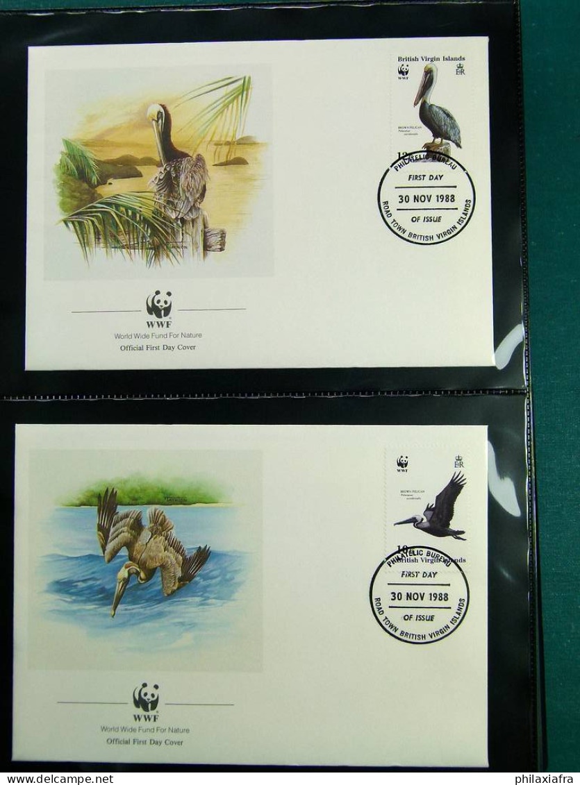 Collection WWF timbres neufs**et enveloppes de Liechtenstein Kenya Tchad