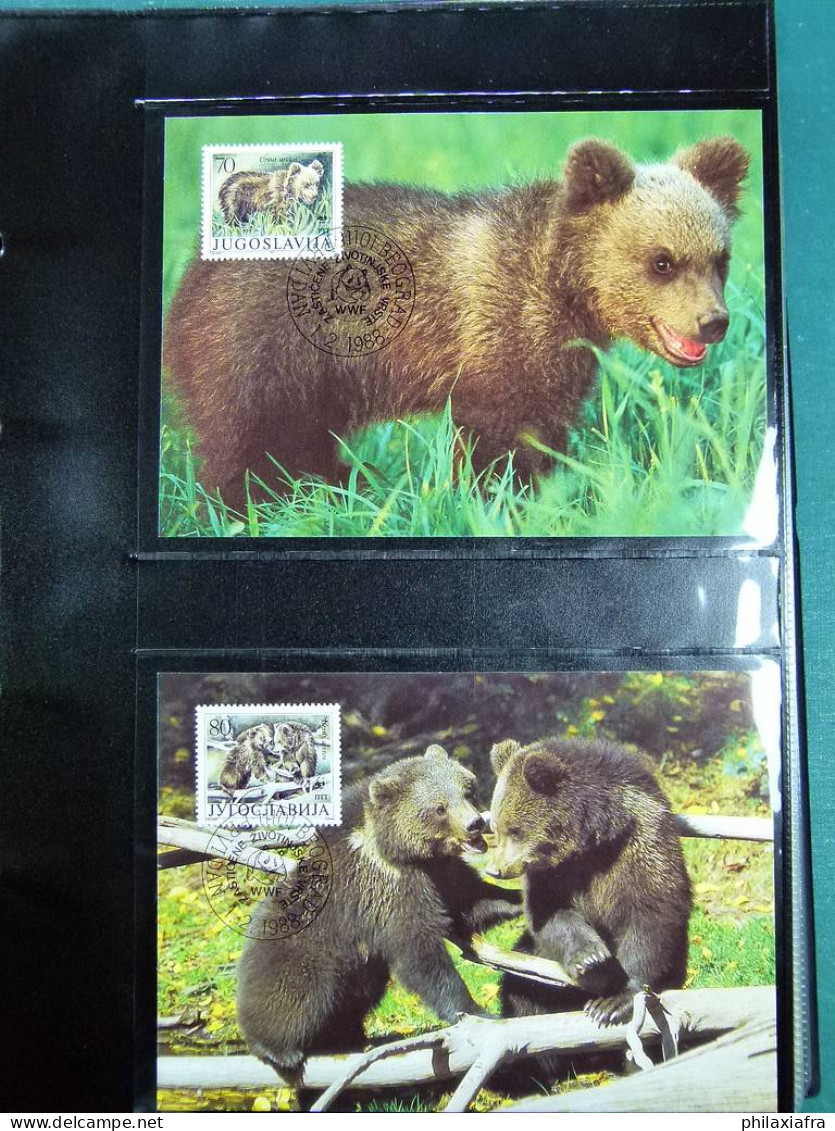 Collection WWF timbres neufs**et enveloppes de Liechtenstein Kenya Tchad