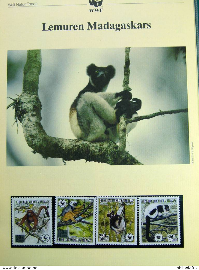 Collection WWF Timbres Neufs ** Enveloppes De Malgache Vietnam Comores - Sonstige & Ohne Zuordnung